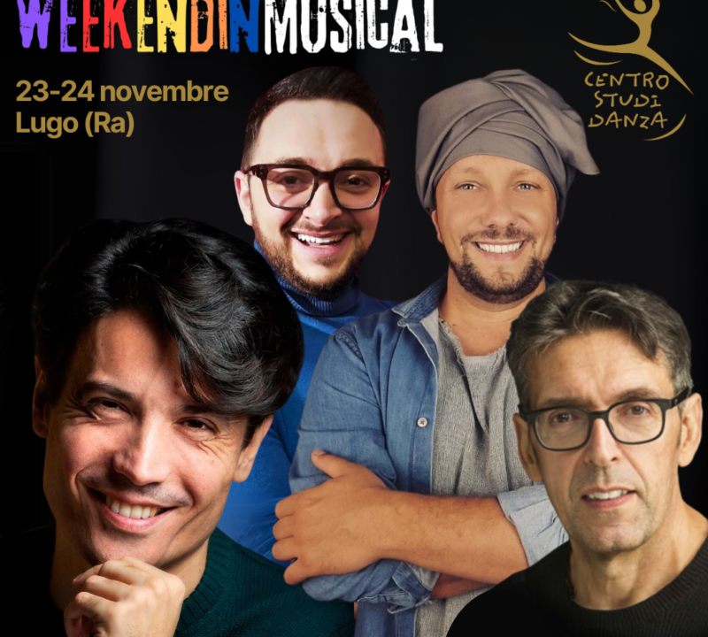 “WEEKENDINMUSICAL”, sabato 23 e domenica 24 novembre stage, incontri ed esperienze